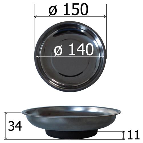 Miska magnetická 150mm
